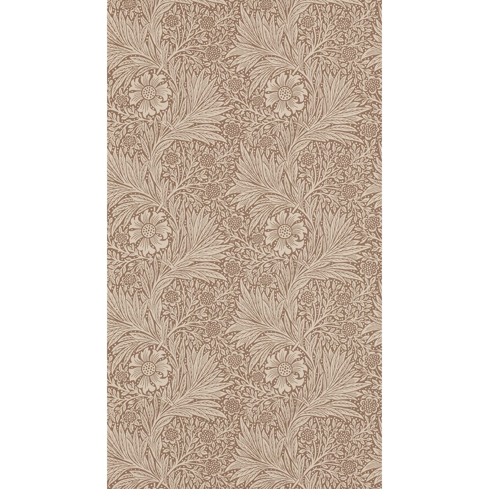 Marigold Wallpaper 210366 by Morris & Co in Bullrush Brown